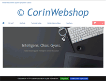 Tablet Screenshot of corinwebshop.com